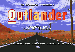 Outlander (USA) Title Screen